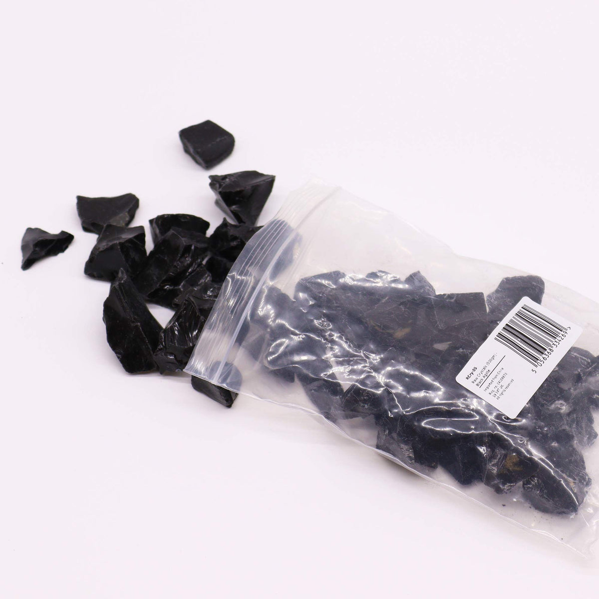 Ruwe zwarte obsidiaan – 500 g