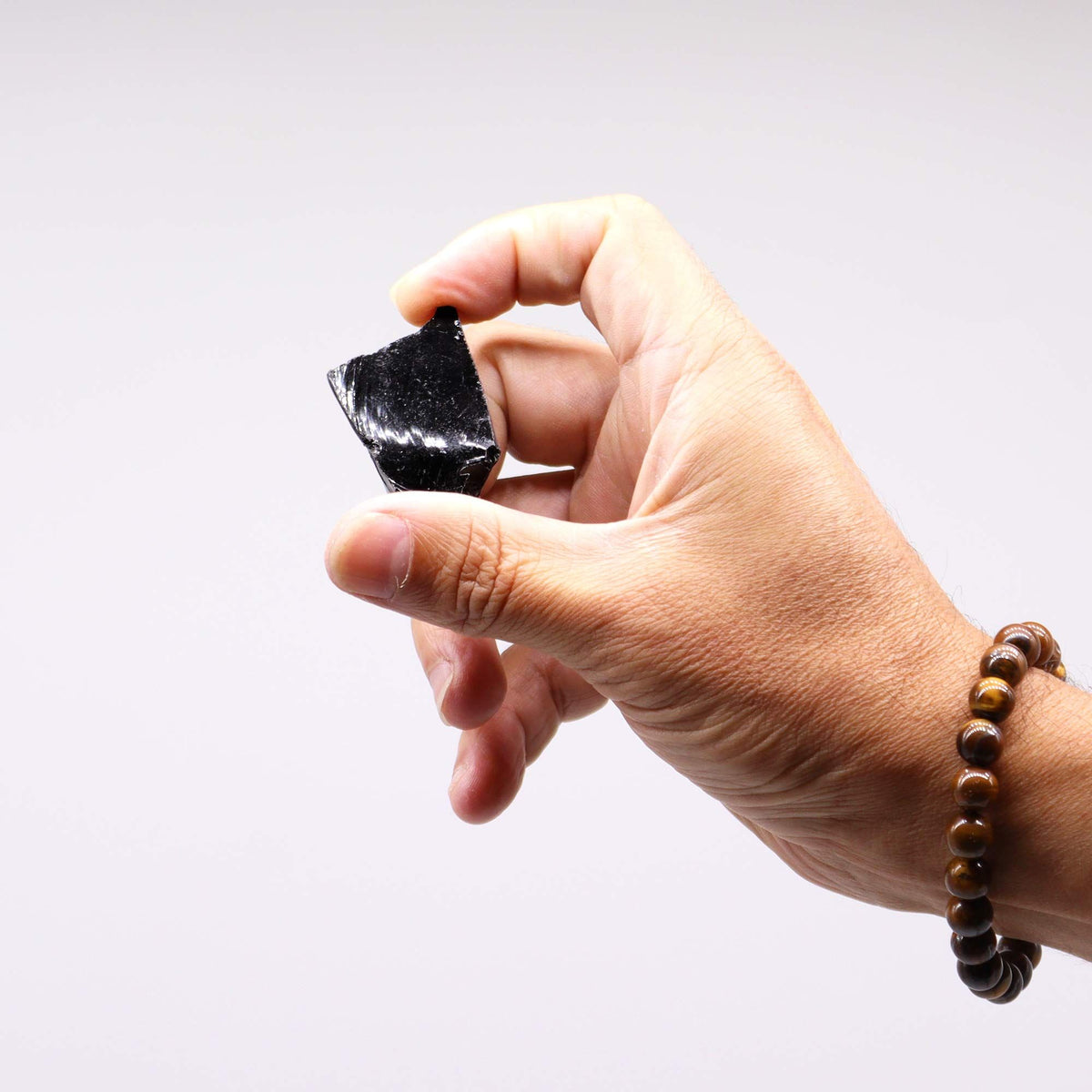 Ruwe zwarte obsidiaan – 500 g